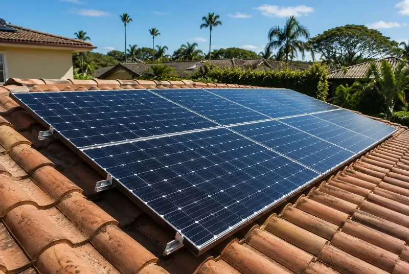 Installation de panneaux solaires à Châtel